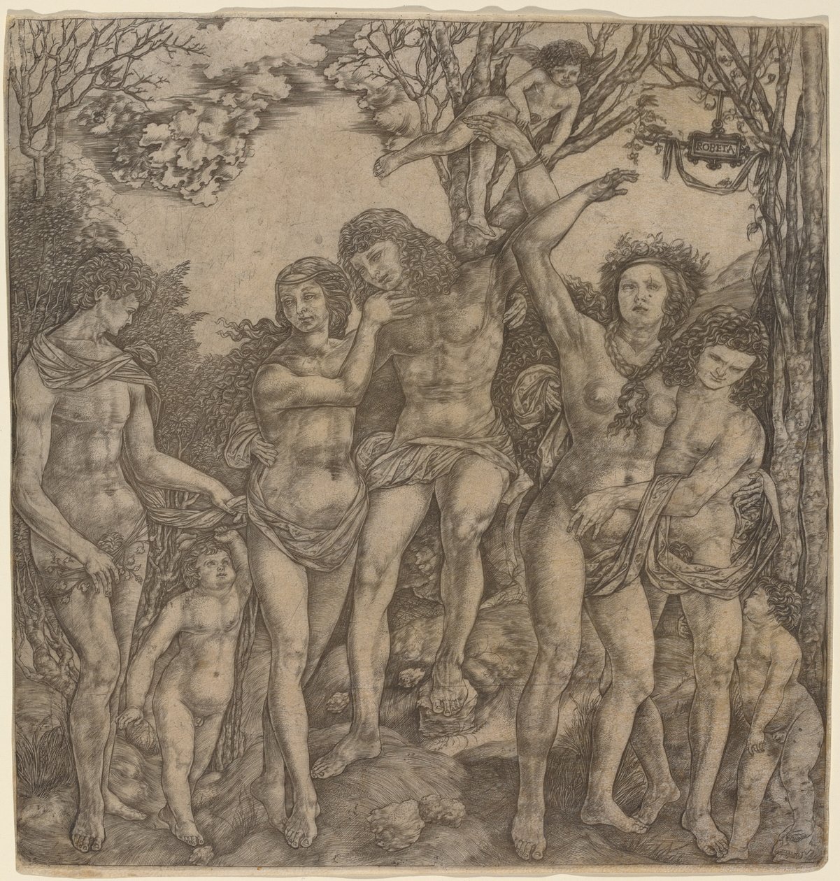Allegory of Carnal Love by Cristofano Robetta
