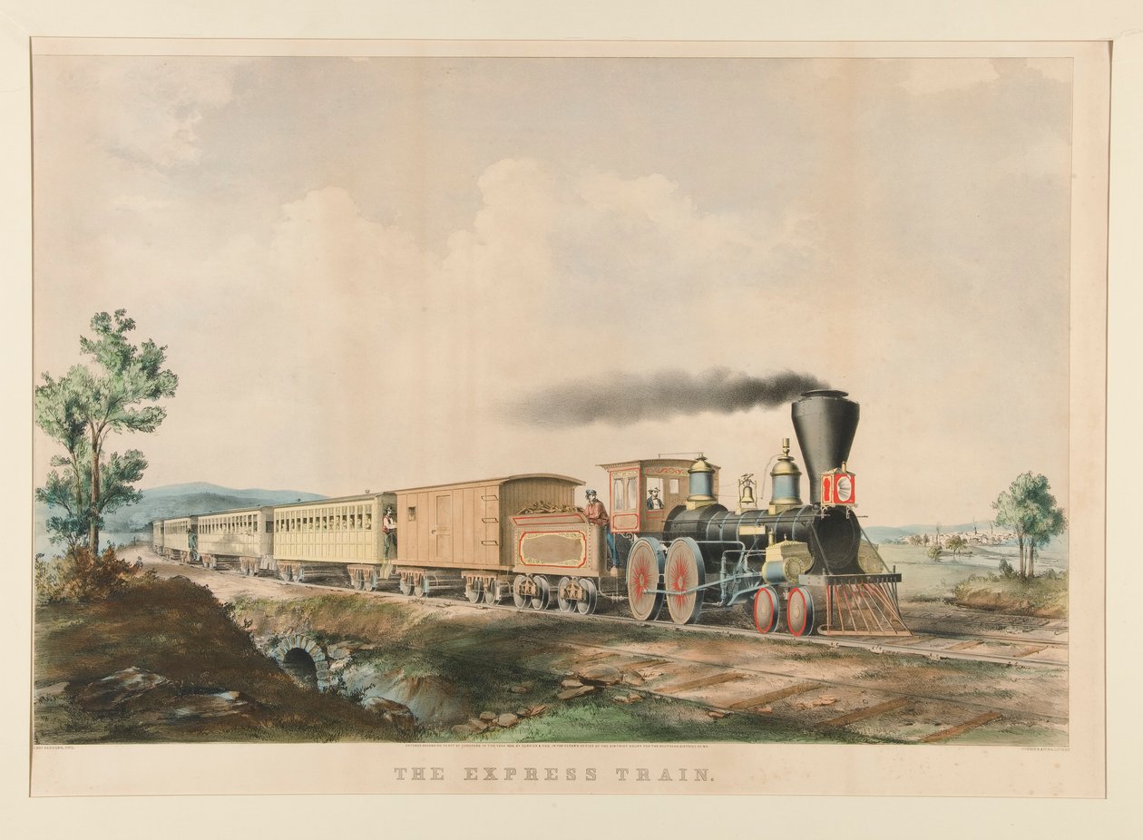 The Express Train by Currier and Ives