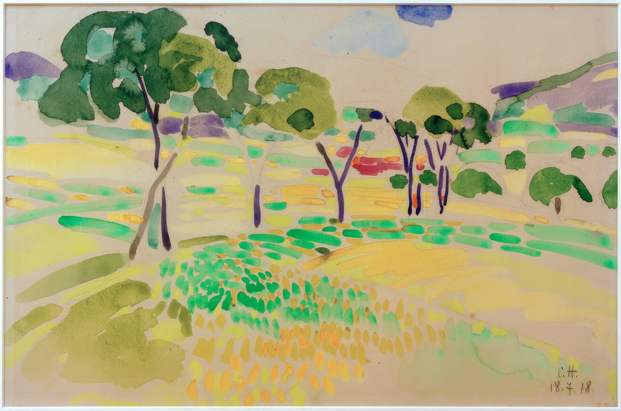 Landscape with Trees near Pretzfeld by Curt Herrmann