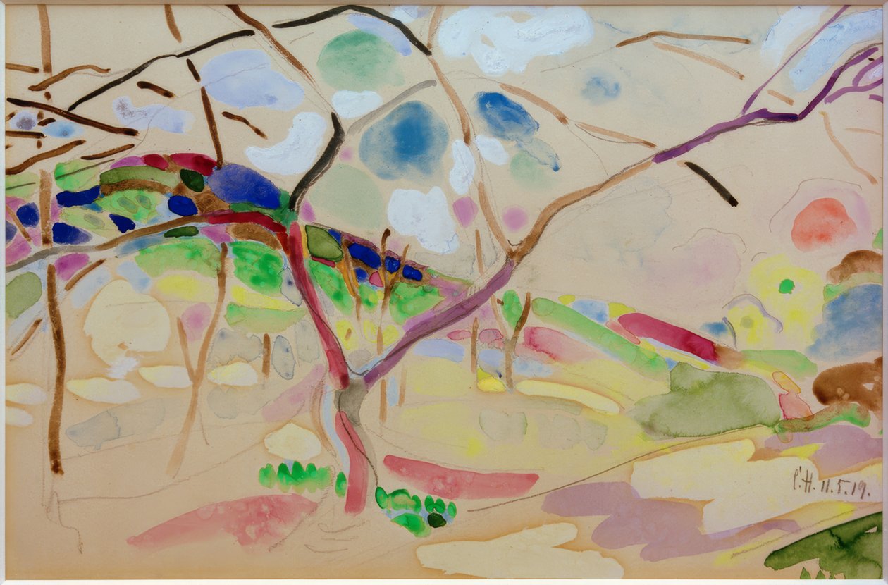 Landscape with Trees near Pretzfeld by Curt Herrmann