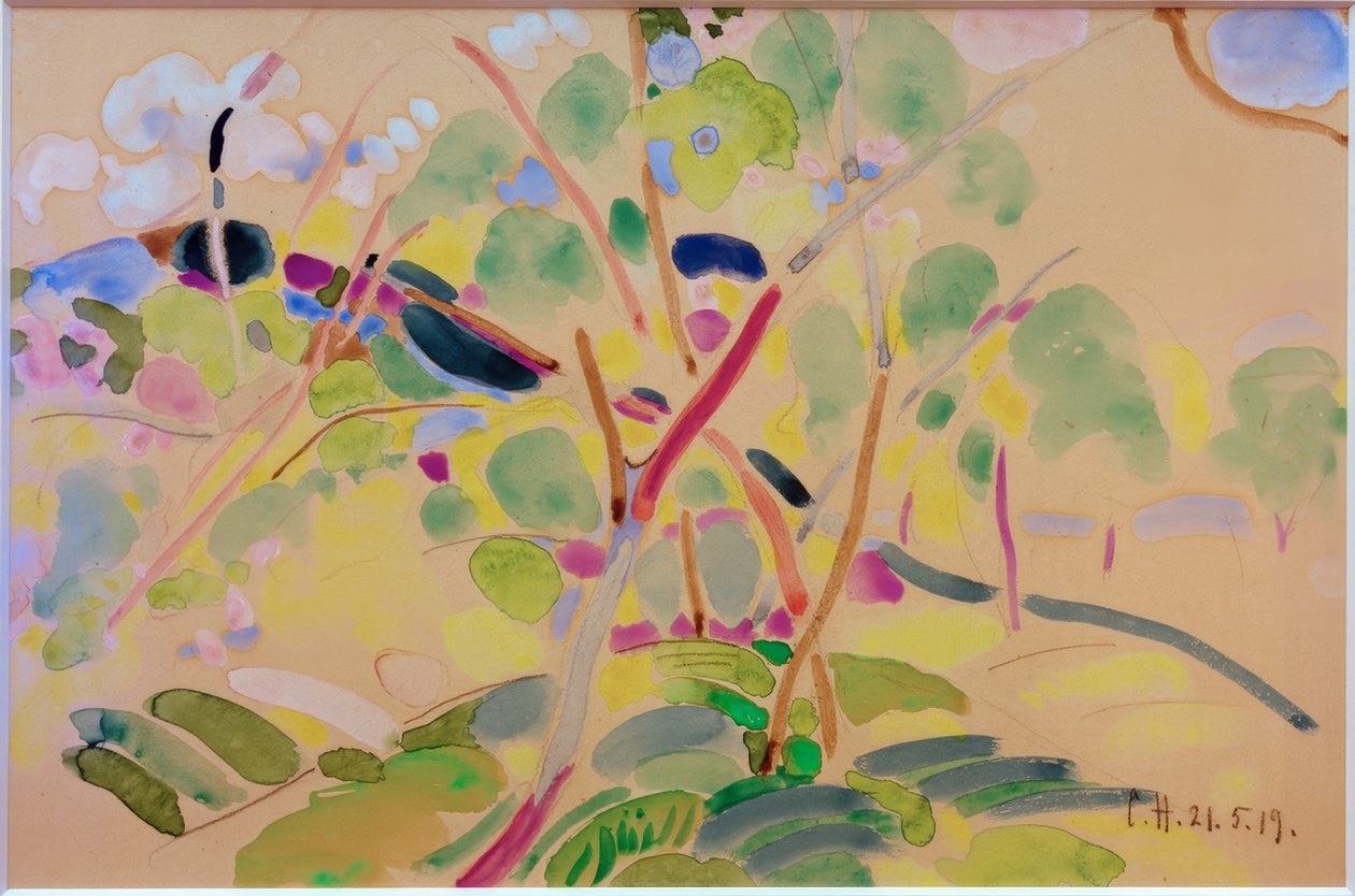 Landscape with Trees near Pretzfeld by Curt Herrmann