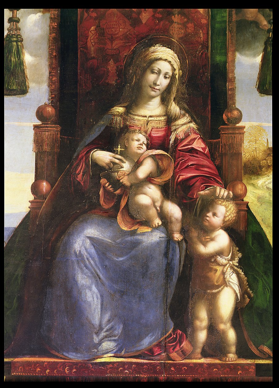 Virgin and Child with the Infant St. John by D. and Garofalo Dossi