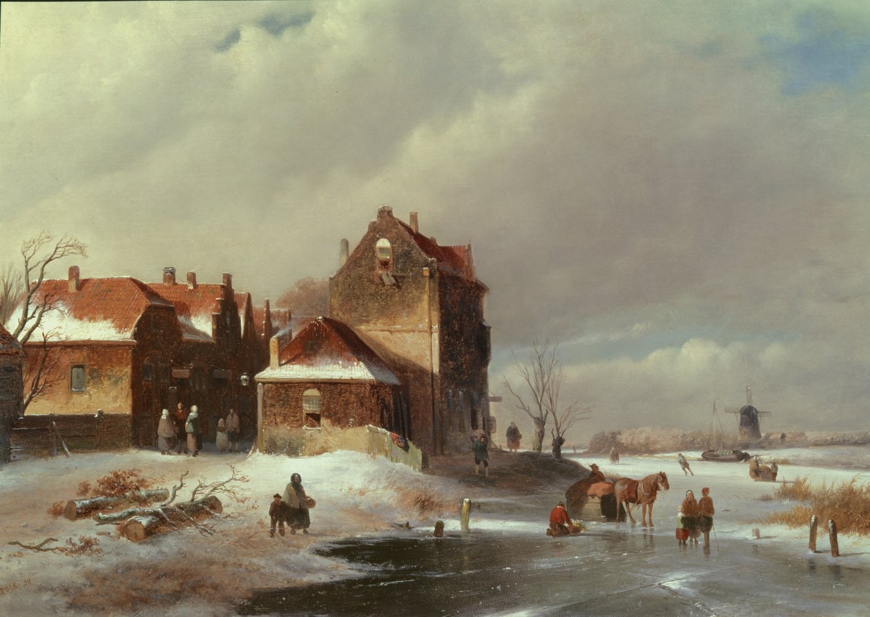 Winter Scene by D. Pols