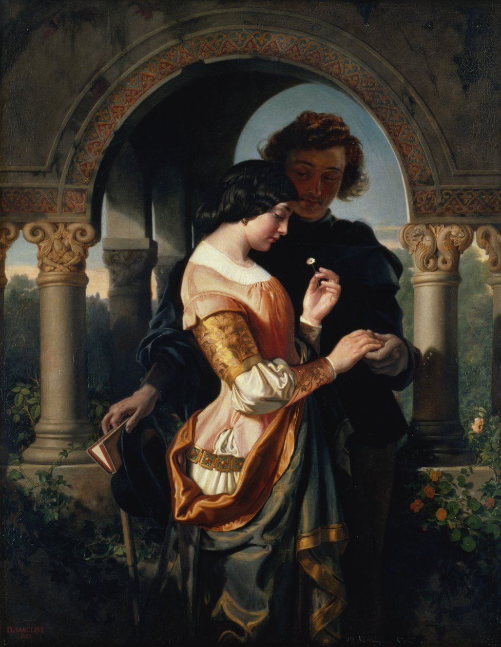 The Student by Daniel Maclise