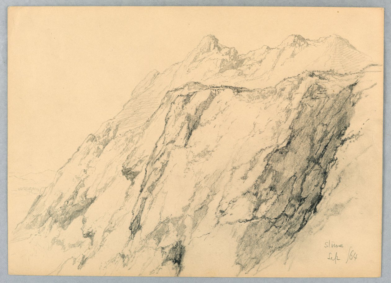 A Cliff at Stowe by Daniel Huntington