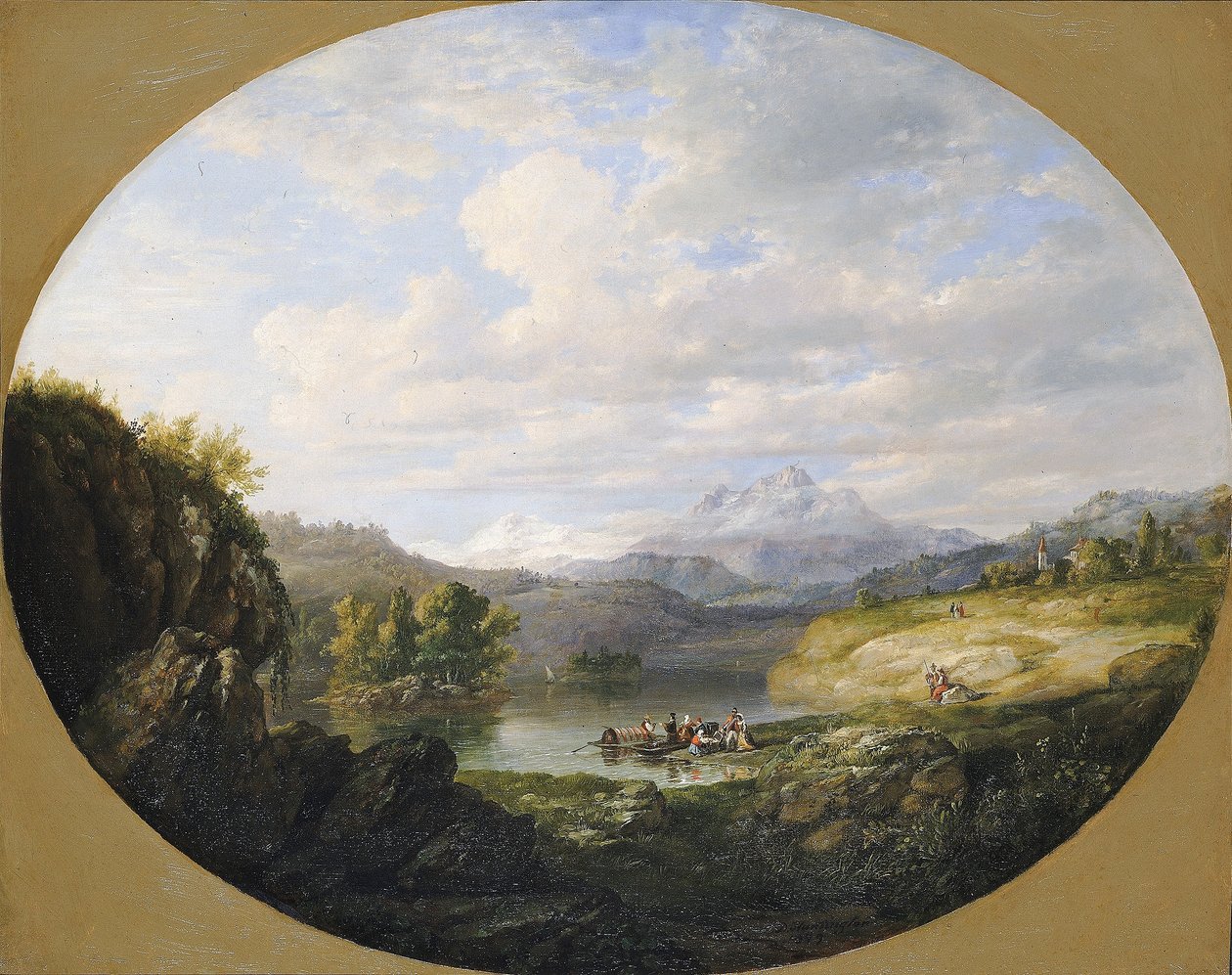 A Swiss Lake by Daniel Huntington