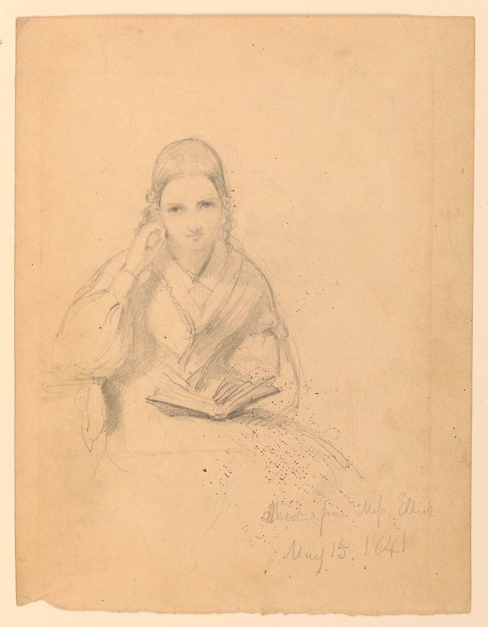 Portrait Study of Miss Elliott by Daniel Huntington
