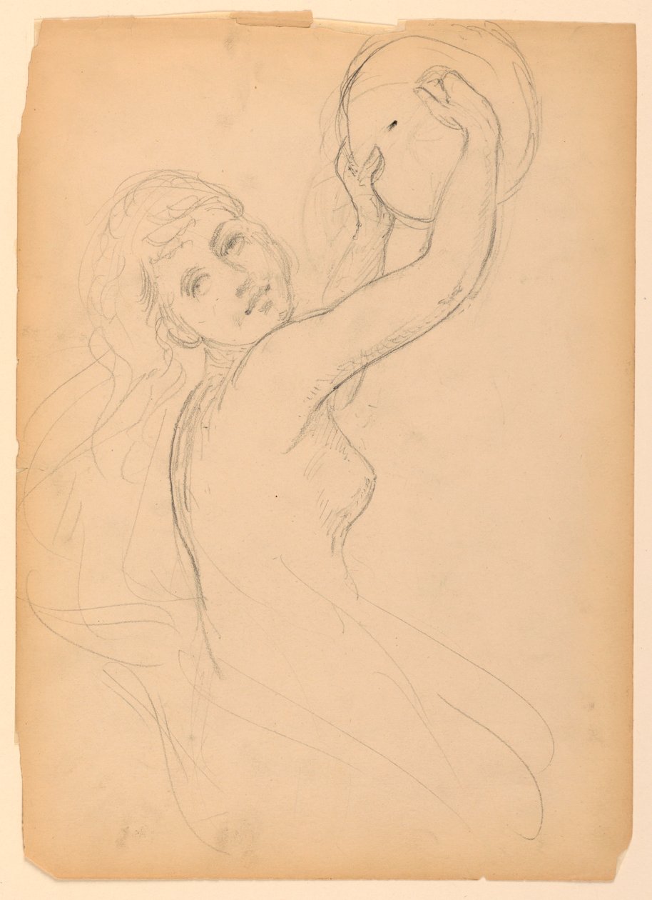 Sketch for a Bacchante by Daniel Huntington