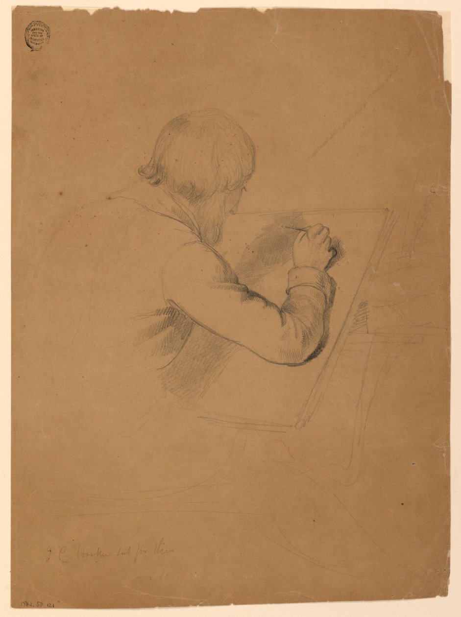 Study for "Communion of the Sick" by Daniel Huntington