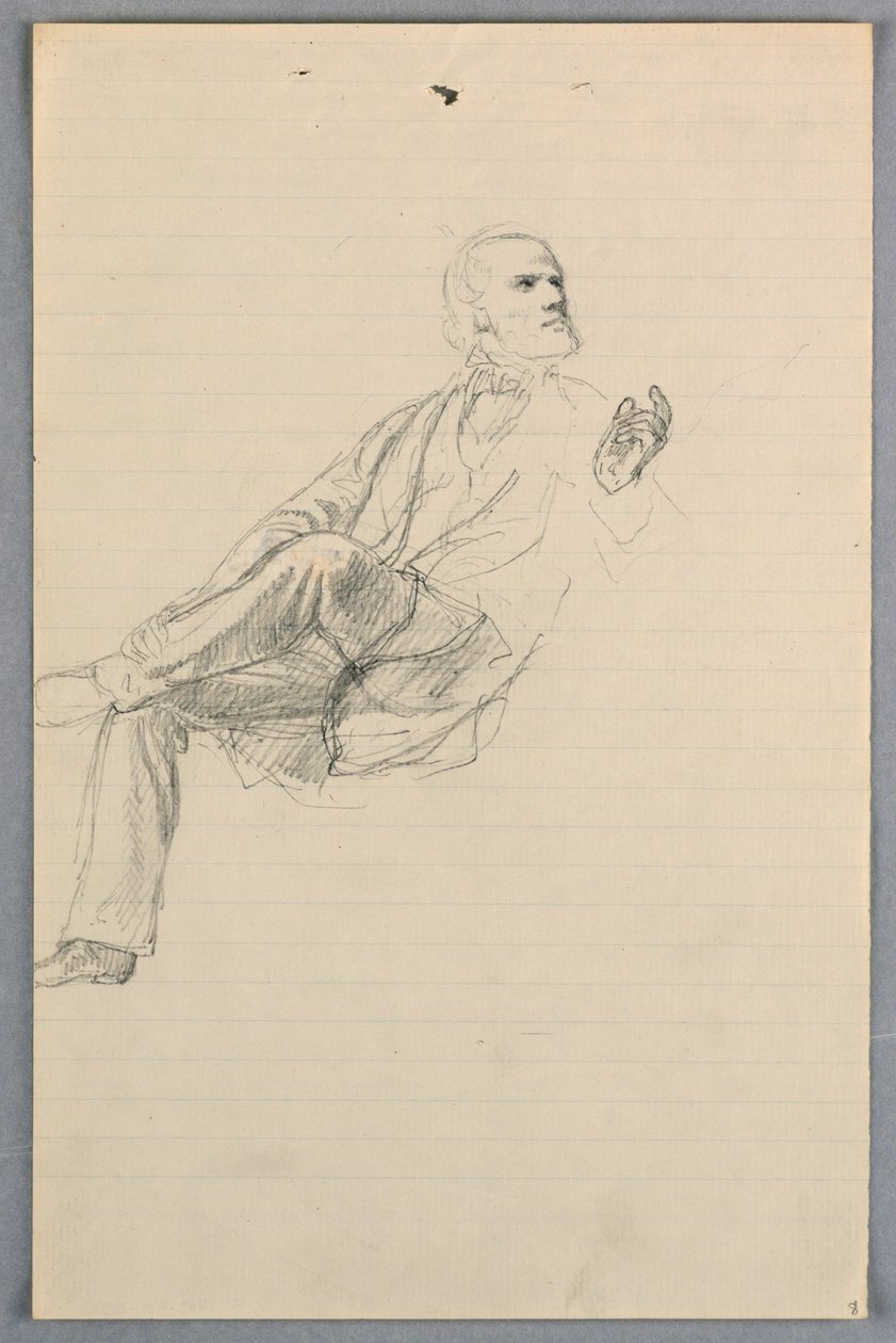 Study for "Scientific Group" by Daniel Huntington