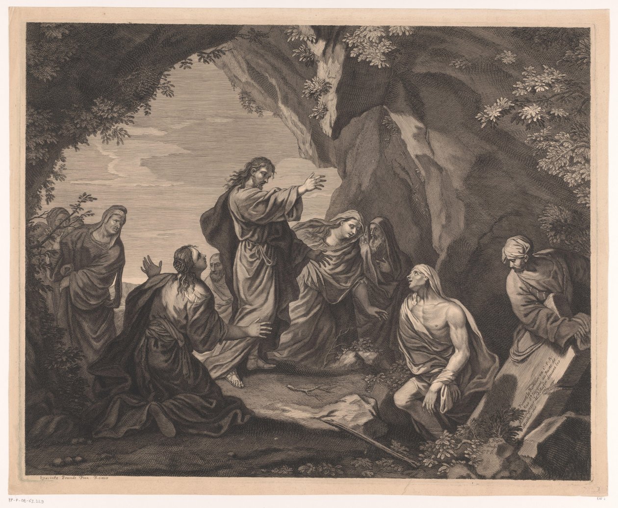 Raising of Lazarus by Daniel Le Bossu