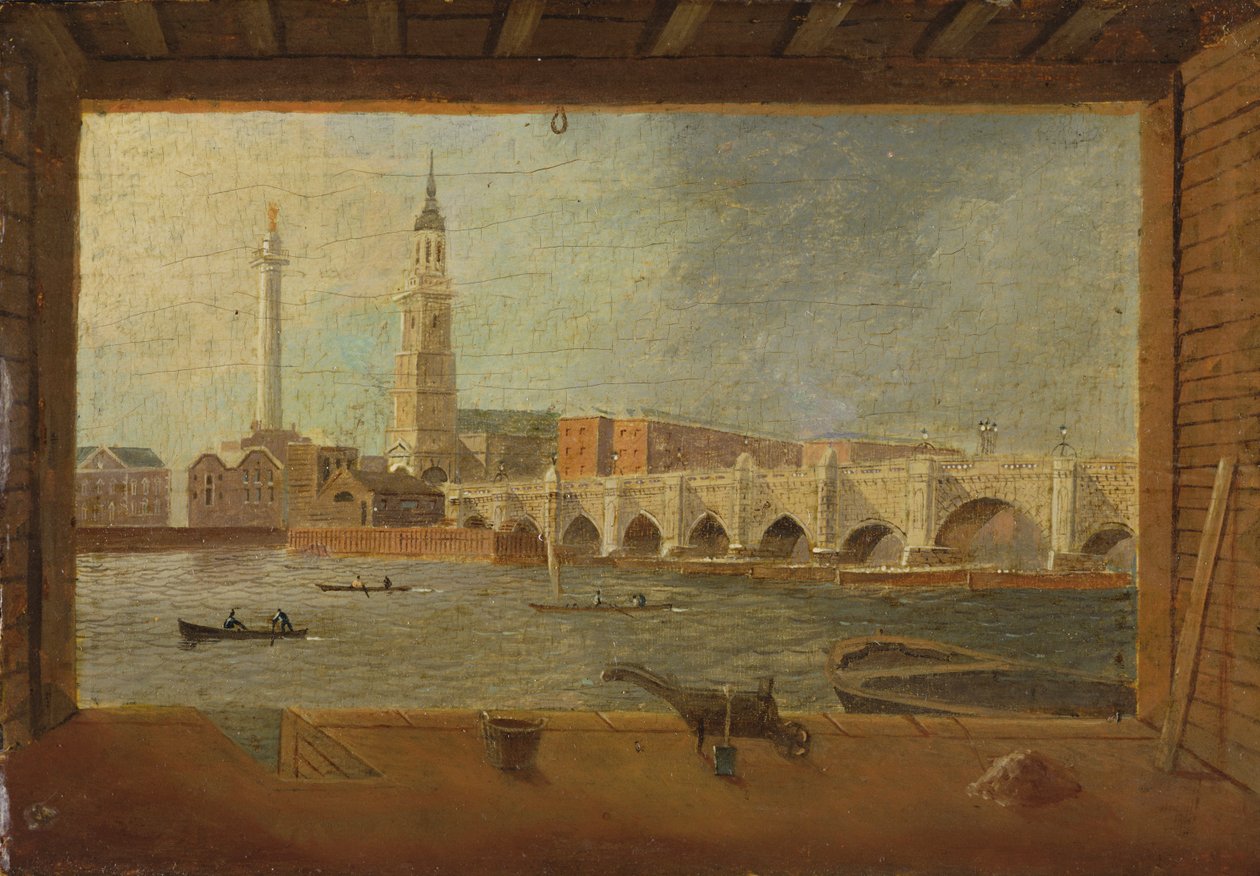 A View of London Bridge by Daniel Turner