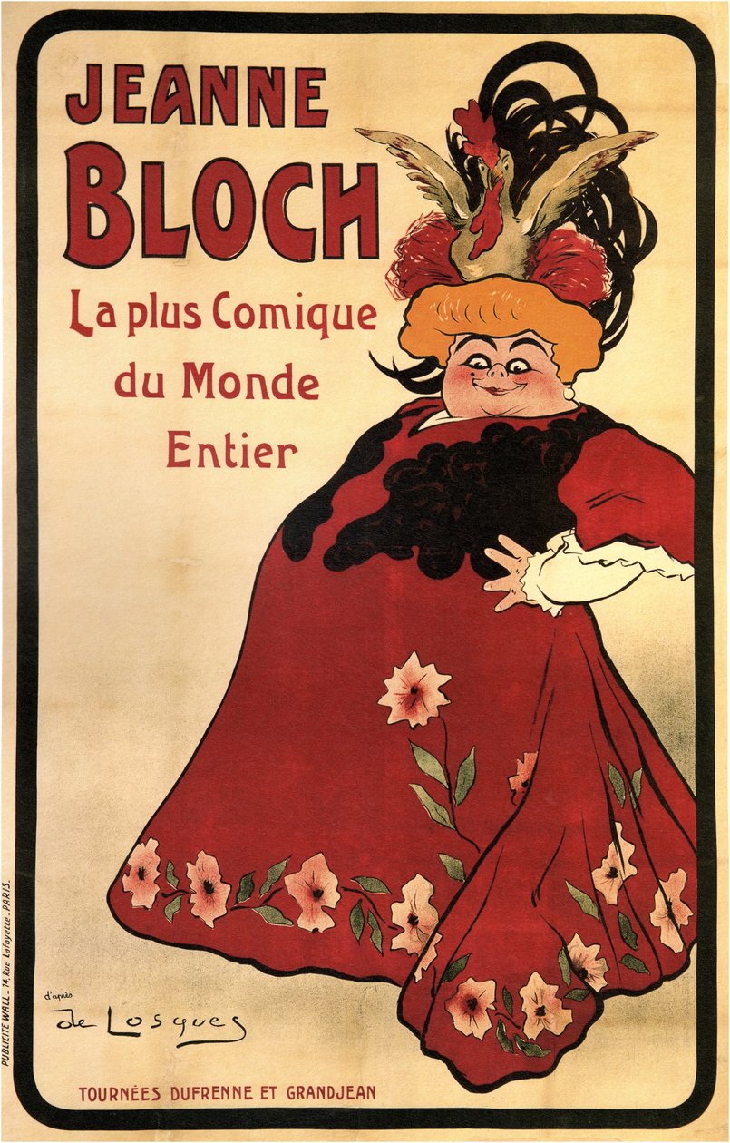 Jeanne Bloch, 1908 by Daniel de Losques