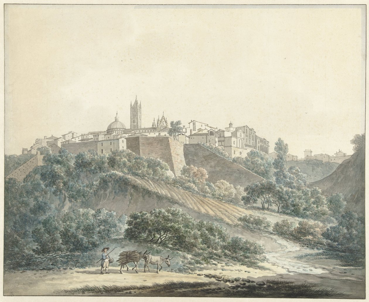 View of Siena by Daniël Dupré