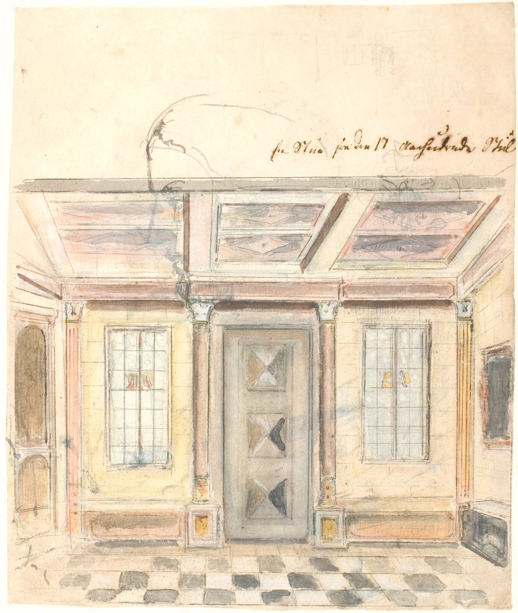 A Room from the 17th Century Style by Dankvart Dreyer