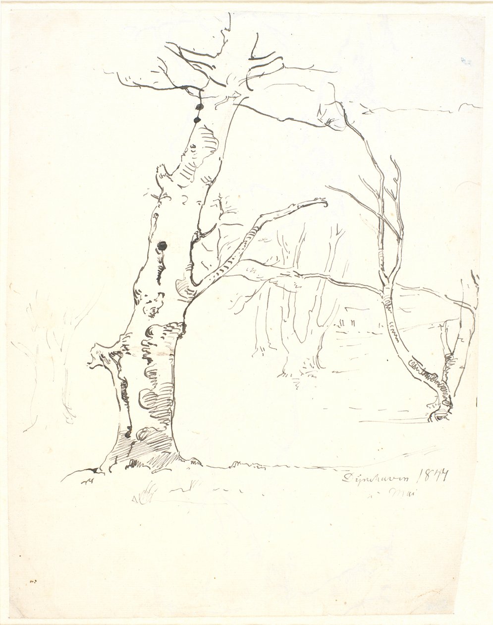 Tree Trunks by Dankvart Dreyer
