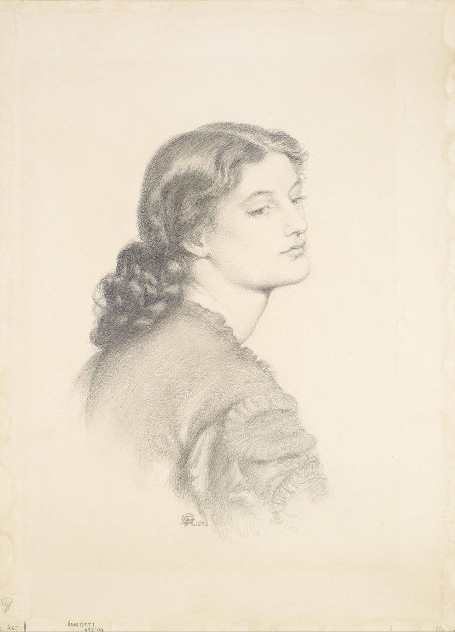 Portrait of Ada Vernon by Dante Gabriel Charles Rossetti
