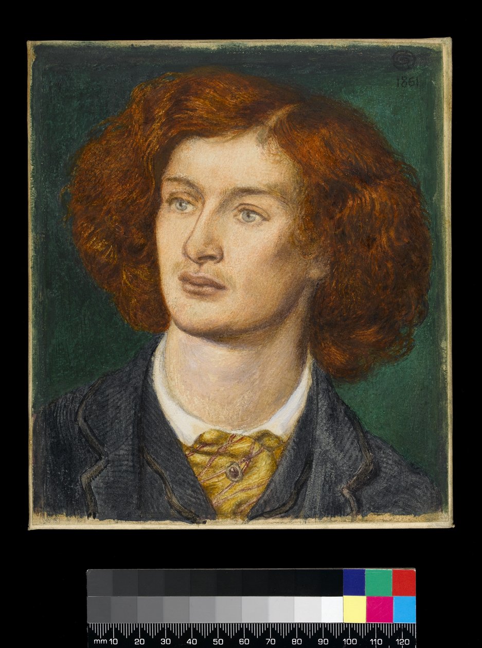 Portrait of Algernon Charles Swinburne by Dante Gabriel Charles Rossetti