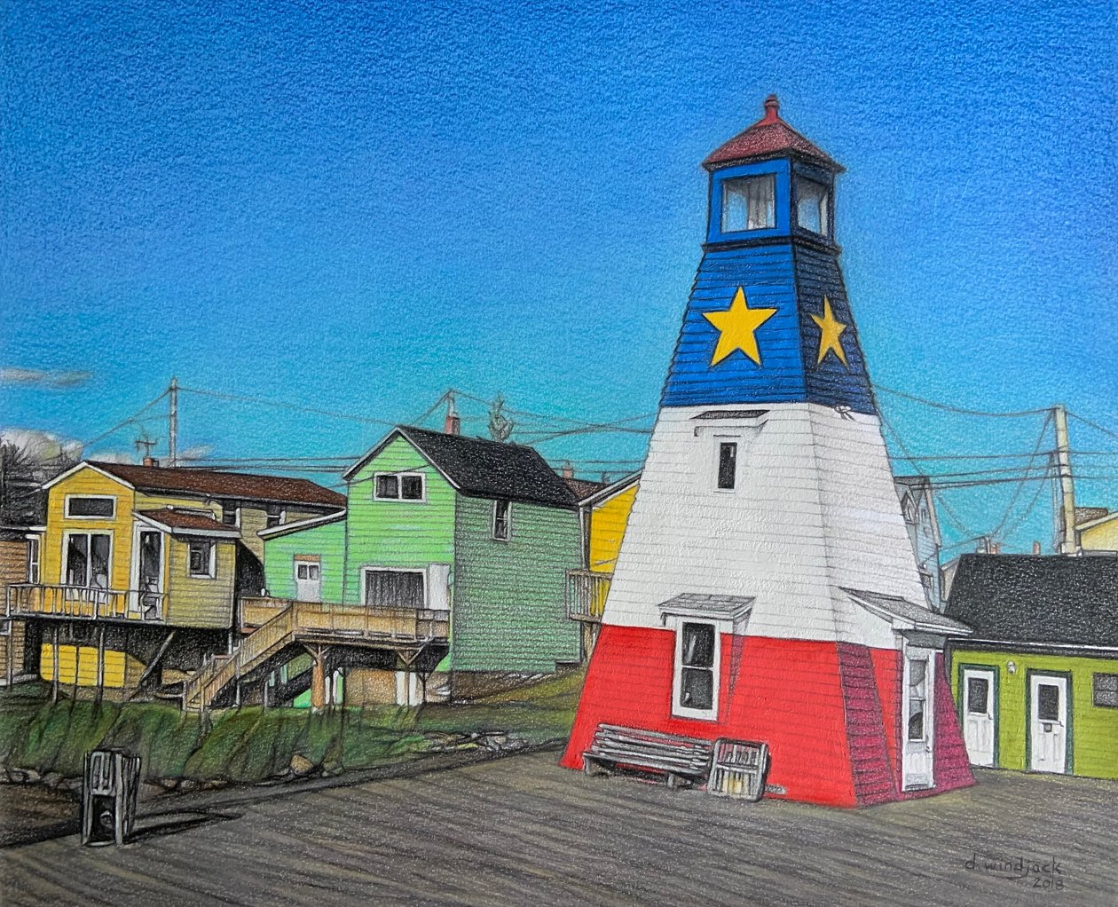 Lighthouse Pier by Darrell Windjack