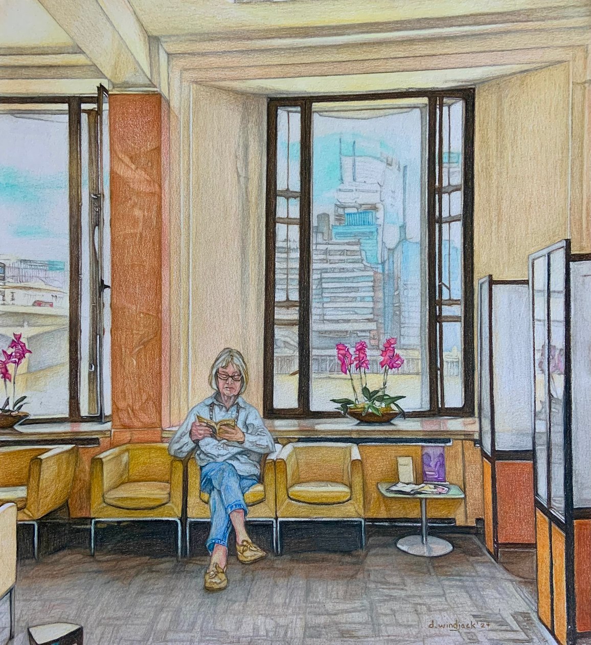 The Waiting Room, 2024 by Darrell Windjack