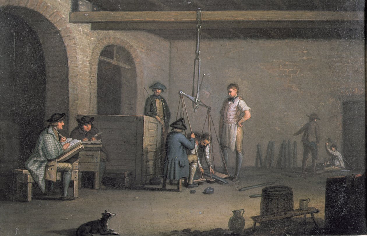 Lead Mining at Leadhills, the Weighing and Valuing of the Lead by David Allan
