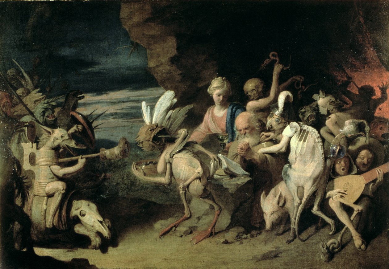 The Temptation of St. Anthony of Egypt by David III Ryckaert