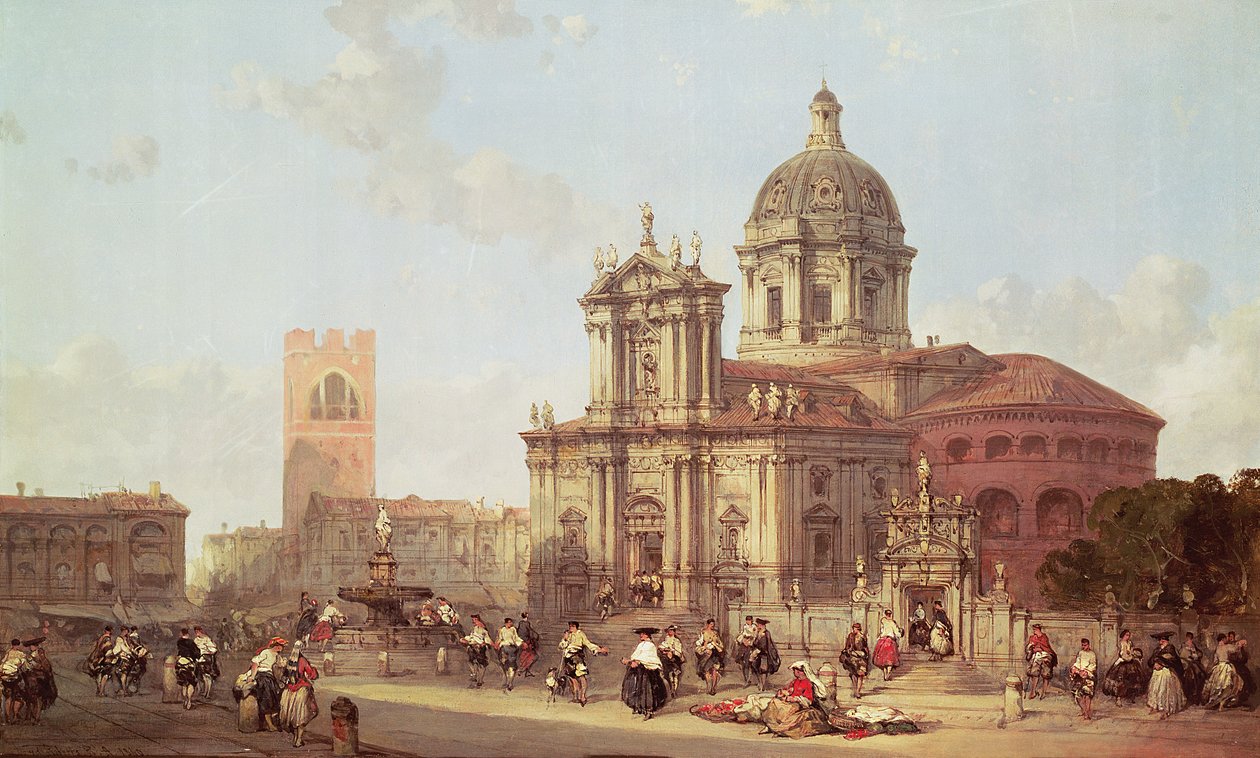 Brescia Cathedral by David Roberts