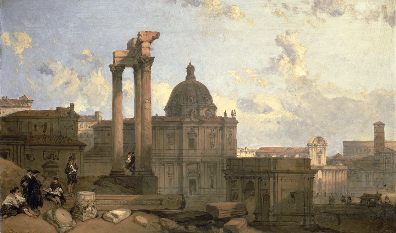 Ruins of the Roman Forum by David Roberts