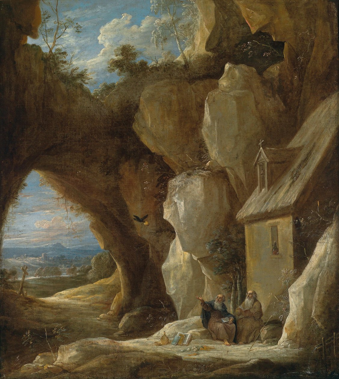 The Saints Anthony and Paul in the Desert by David Teniers the Younger