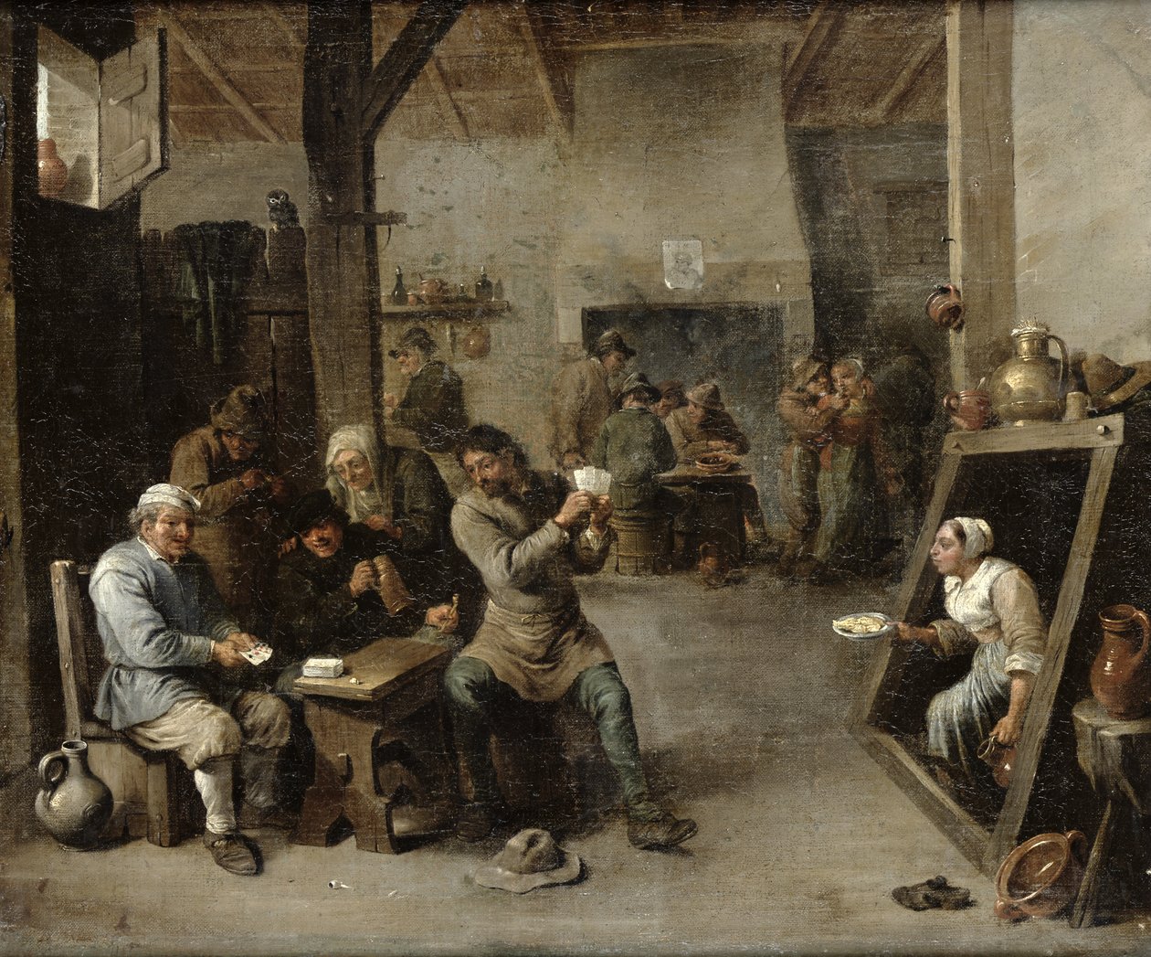 The Card Players by David Teniers the Younger