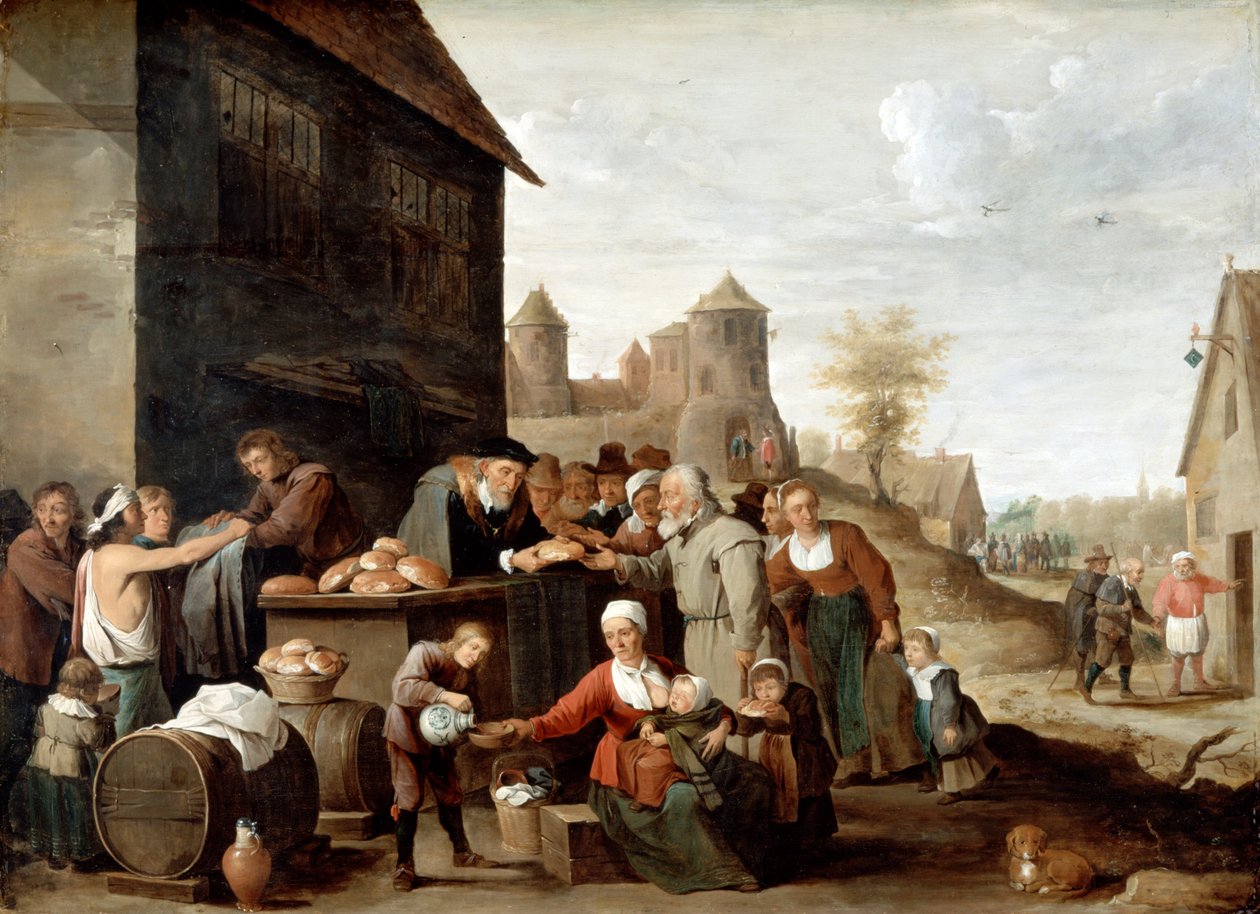 The Seven Corporal Works of Mercy by David Teniers the Younger