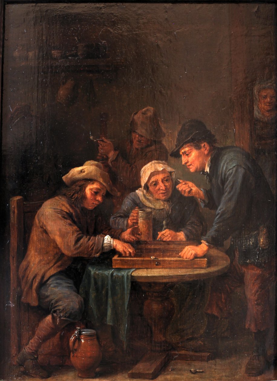 Trictrac Players by David Teniers the Younger