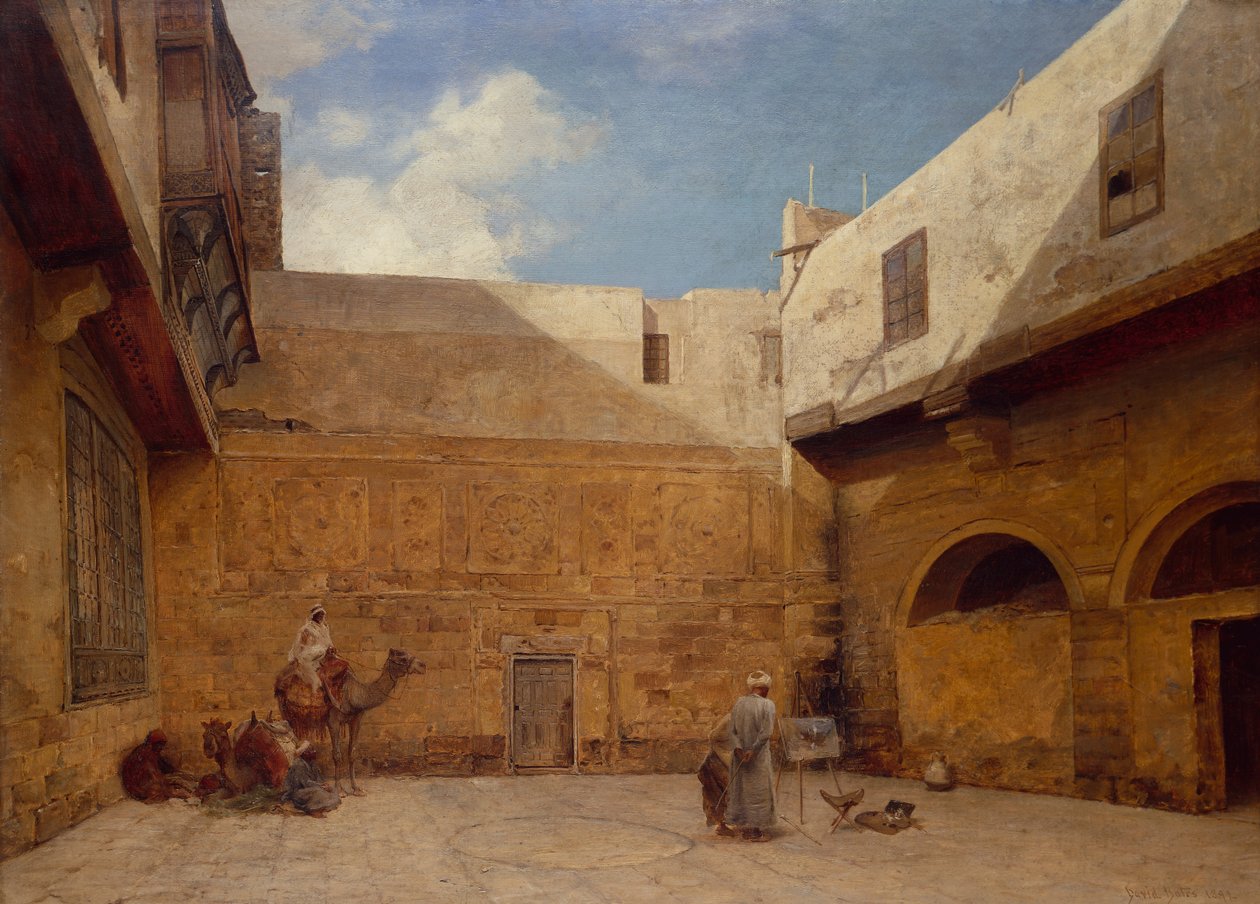 The Courtyard by David Bates