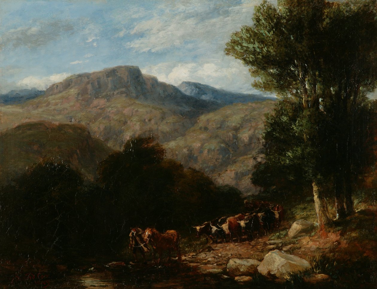 Crossing the Ford by David Cox