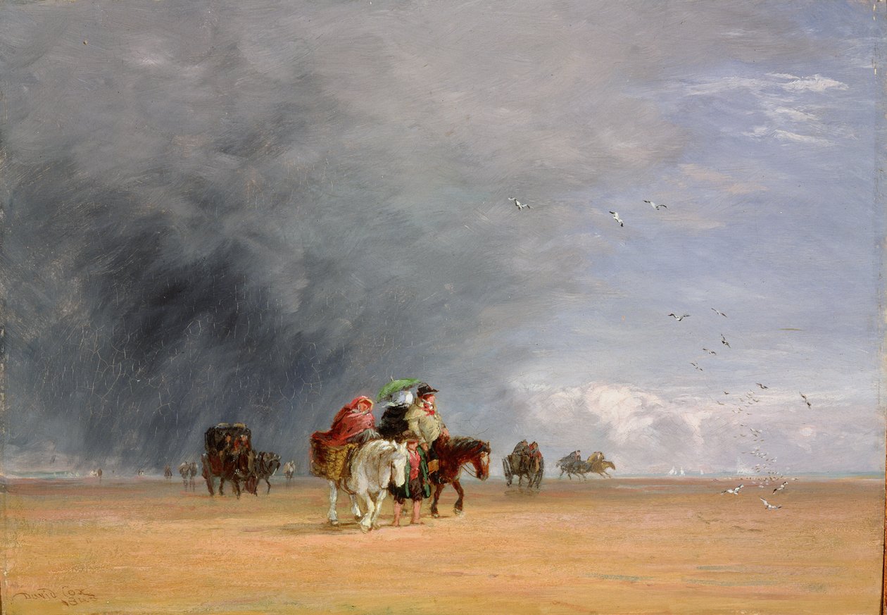 Crossing the Sands by David Cox