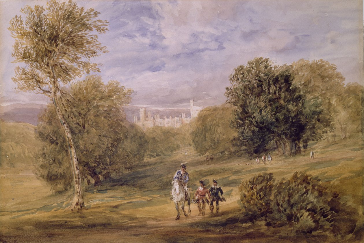 Haddon Hall from the Park by David Cox