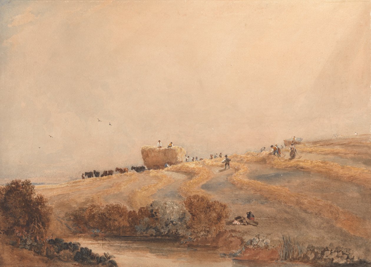 Haymaking by David Cox