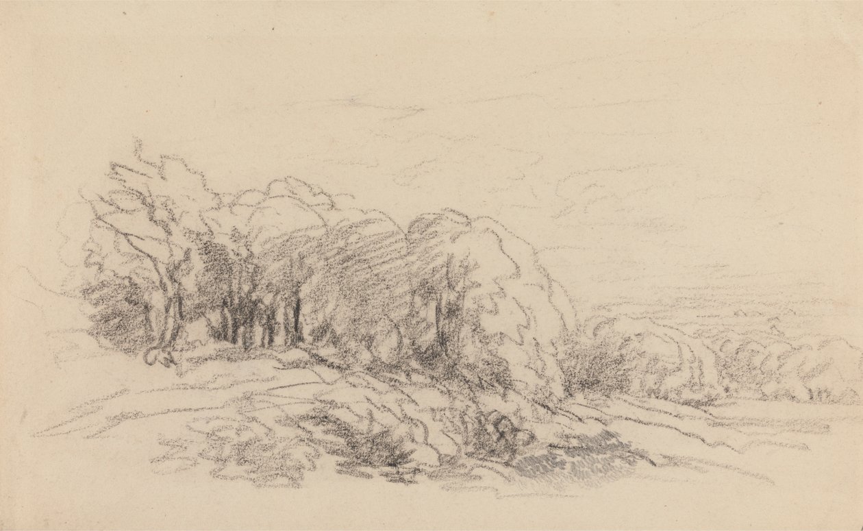 Landscape with Trees by David Cox