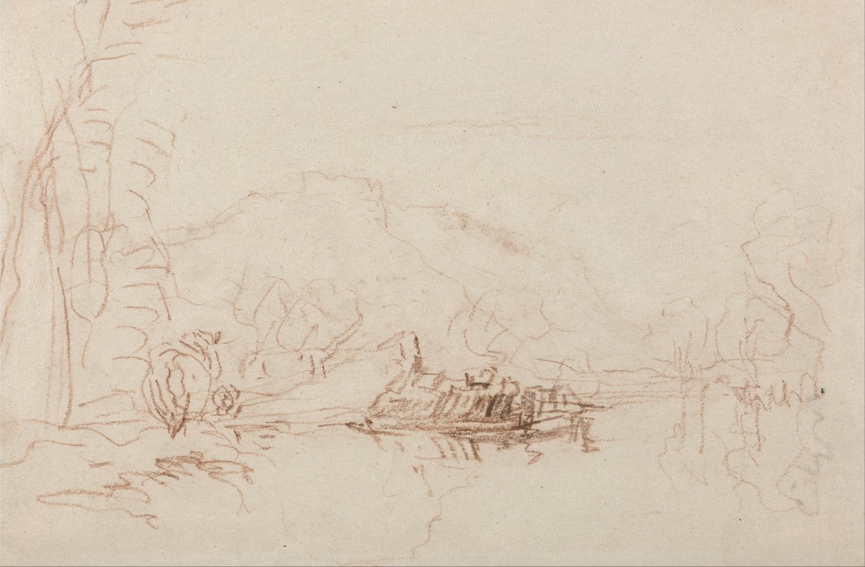 River Scene by David Cox