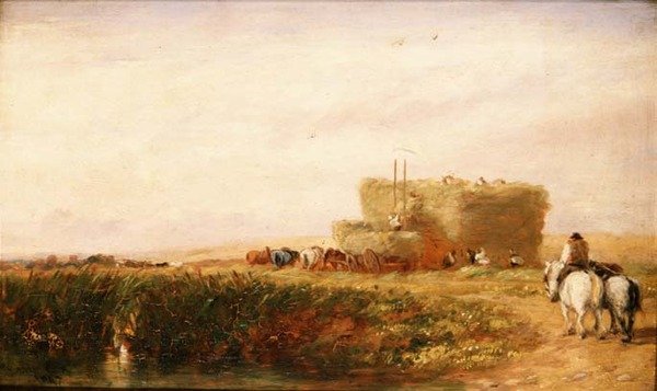 The Hayfield by David Cox