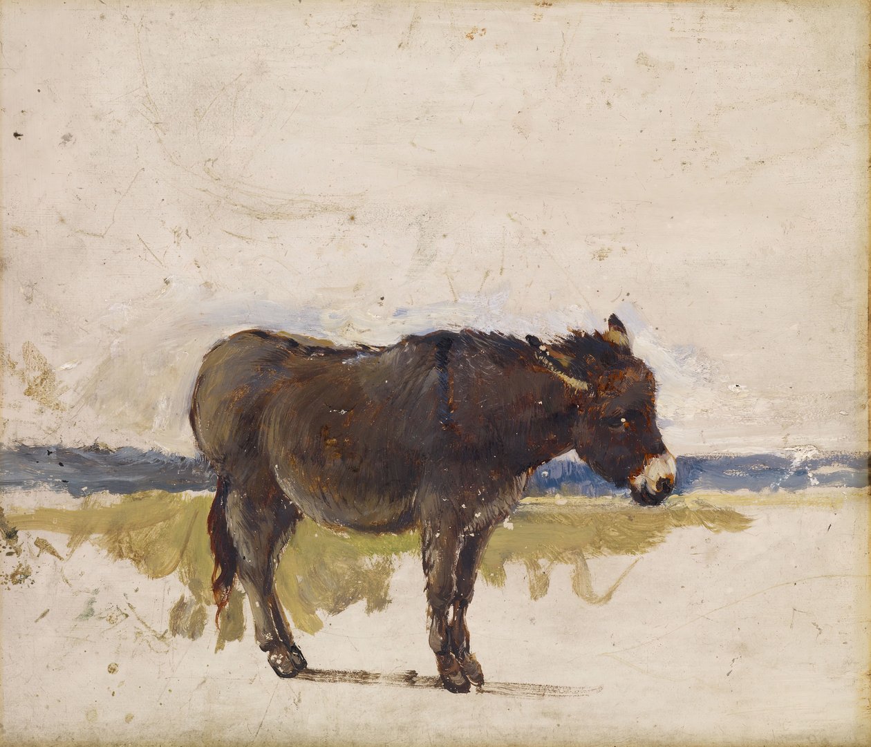 Study of a Donkey by David Cox the elder