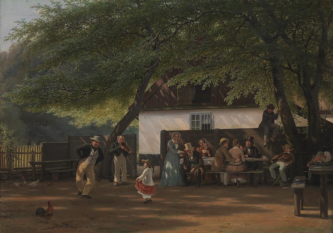 A Coffee Party at a Gamekeeper