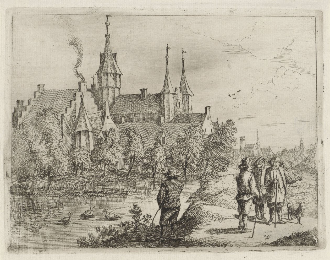 Castle by the Water by David Teniers (II)