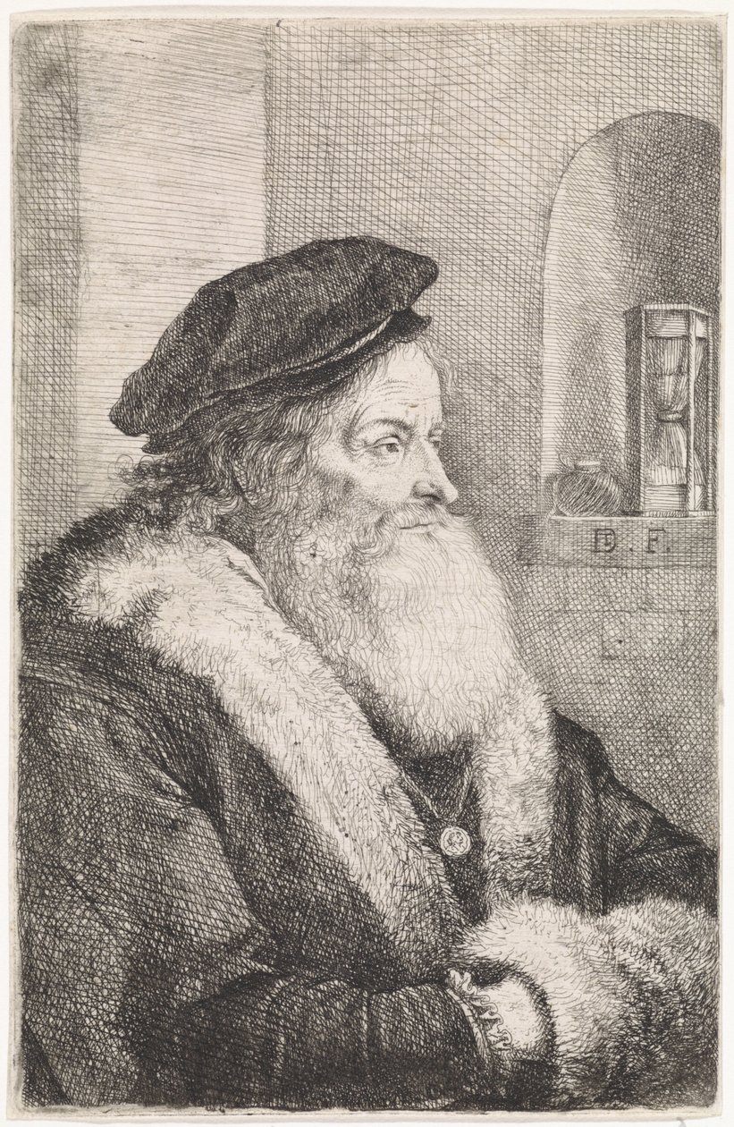 Old Man with Beard by David Teniers (II)