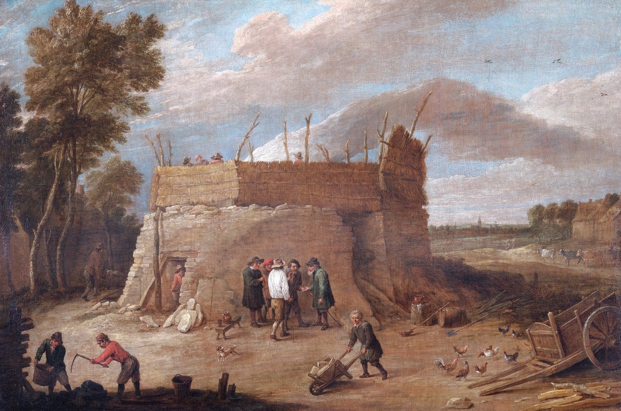 A Lime-Kiln with Figures by David Teniers II