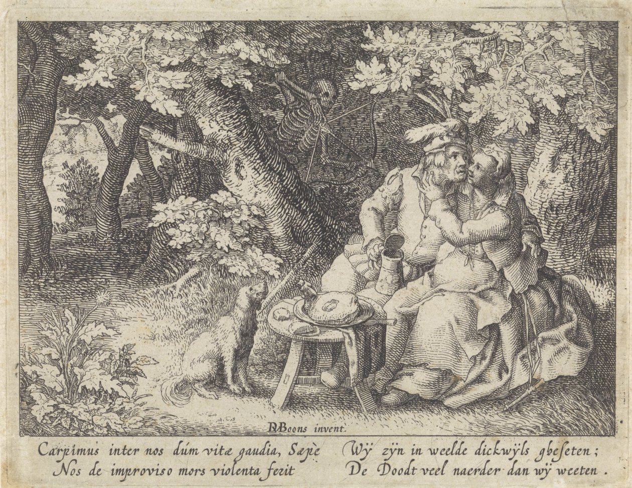 Couple Surprised by Death by David Vinckboons (I)