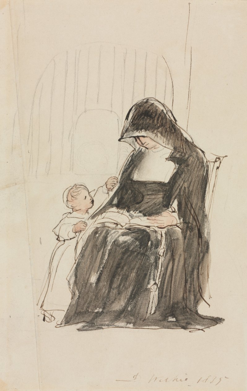 Nun Reading to a Child, 1835 by David Wilkie