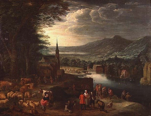 An Extensive Mountain Landscape by David Teniers the Younger