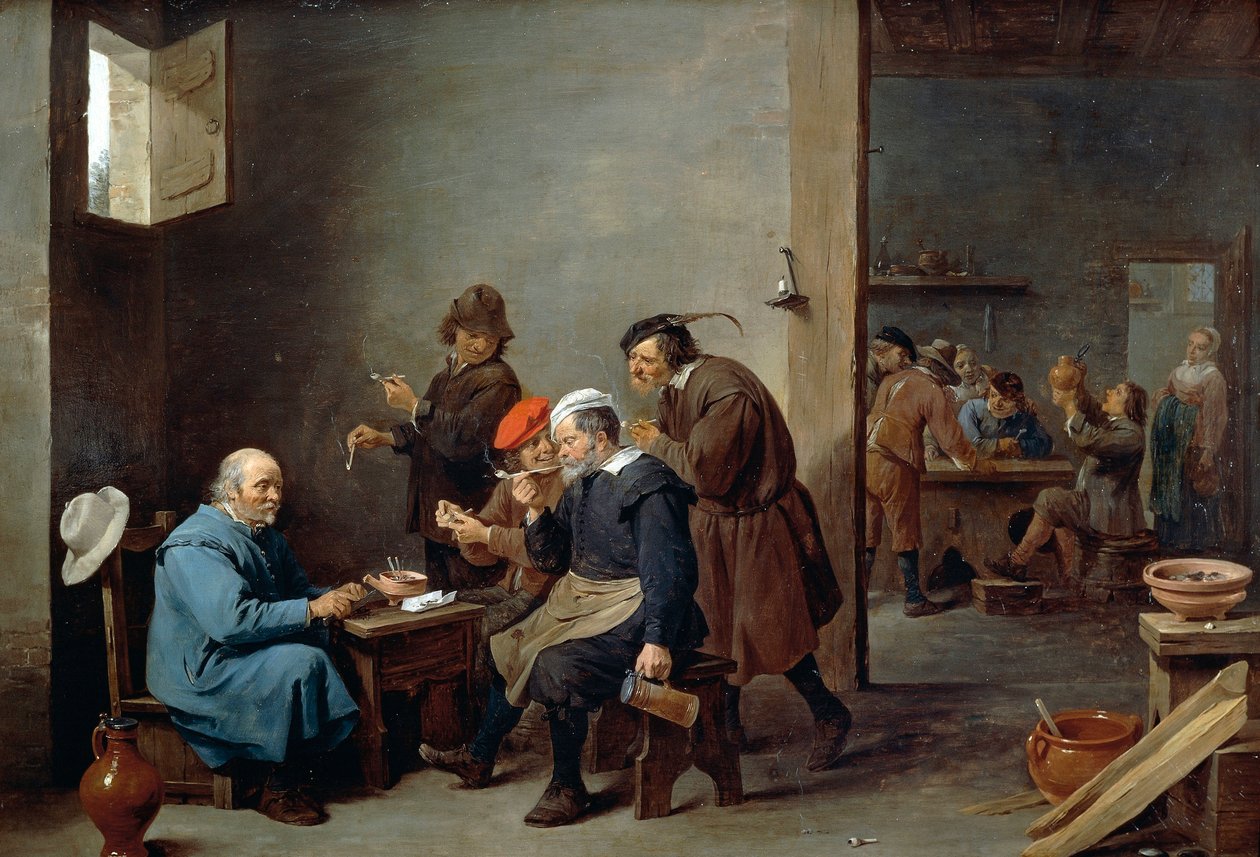 Man in white hat by David Teniers the Younger