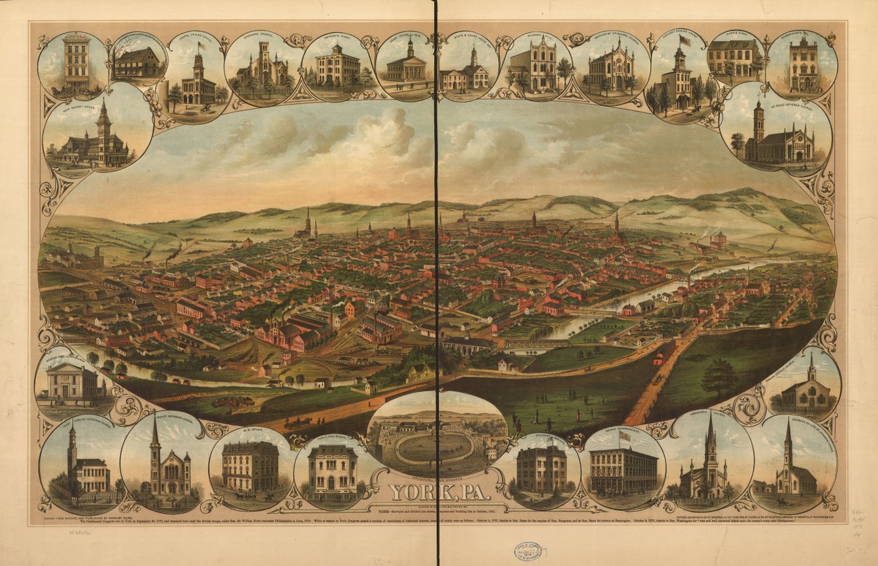 York, Pa. by Davoust A. Hoen and Co. Kern